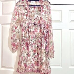 NWT Johnny Was Silk Floral Dress